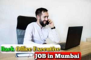 Back Office Executive Jobs 12th Pass