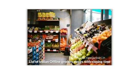 How late is the closest grocery store open 24 hours India