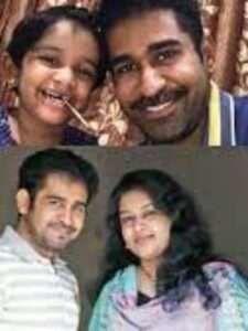 A photo of Vijay Antony and his family